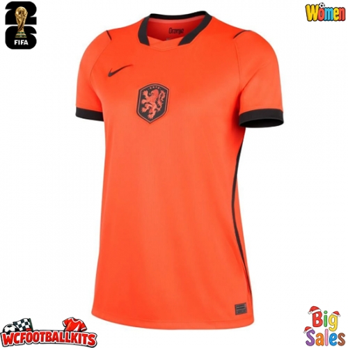 Netherlands Replica Home Stadium Shirt for Women World Cup 2026 Short Sleeve